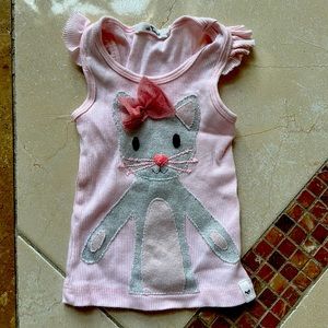 Tank top oh baby! Cat kitten 6 to 12m